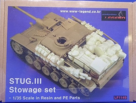 Picture of 1/35 STUG.III Stowage set - Legend Productions LF1149