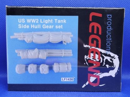 Picture of 1/35 US WW2 Light Tank Side Hull Gear set - Legend Productions LF1436