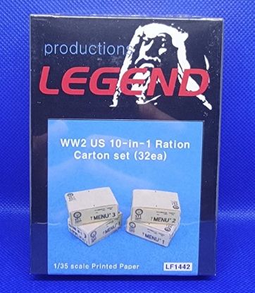 Picture of 1/35 WW2 US 10-in-1 Ration Carton set - Legend Productions LF1442