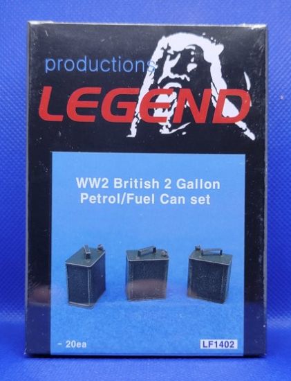Picture of 1/35 WWII British 2 Gallon Petrol/Fuel Can set (20ea) - Legend Productions LF1402