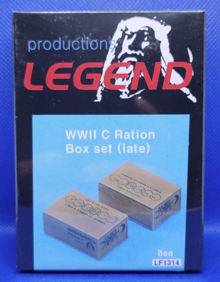 Picture of 1/35 WWII C Ration Box set (Late/8ea, Incl’ Decal) - Legend Productions LF1314