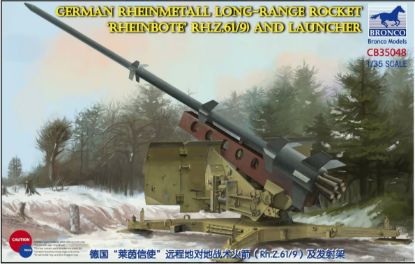 Picture of 1/35 German Rheinmetall Long-Range Rocket ‘Rheinbote’ (Rh.Z.61/9) and launcher - Bronco Model CB35048