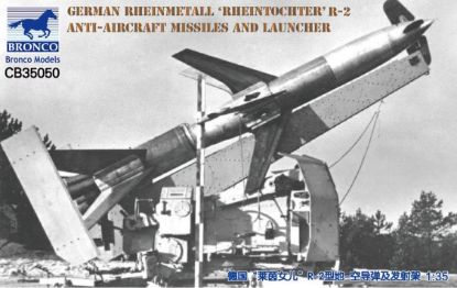 Picture of 1/35 German Rheinmetall ‘Rheintochter’ R-2 
anti-aircraft missiles and launcher - Bronco Model CB35050