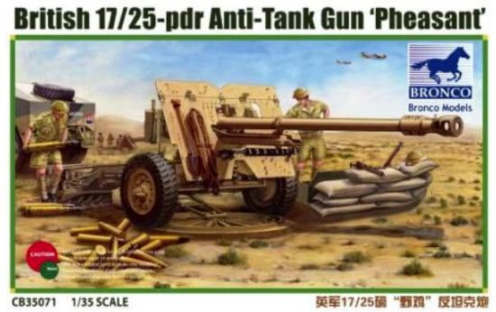 Picture of 1/35 British 17/25 pdr Anti-Tank Gun ‘PHEASANT’ - Bronco Model CB35071