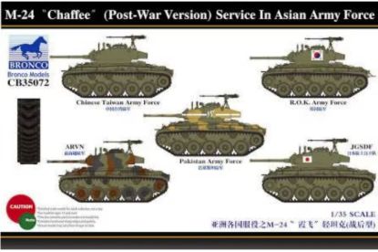 Picture of 1/35 M-24 “Chaffee”(Post-War Version) Service In Asian Army force - Bronco Model CB35072