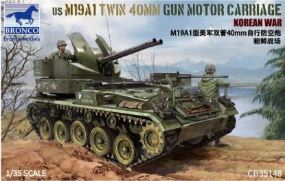 Picture of 1/35 US M19A1 Twin 40mm Gun Motor Carriage Korean War - Bronco Model CB35148
