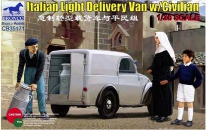 Picture of 1/35 Italian Light Delivery Van w/Civilian - Bronco Model CB35171