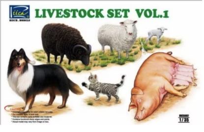 Picture of 1/35 Livestock Set Vol.1 - Riich Models RV35007
