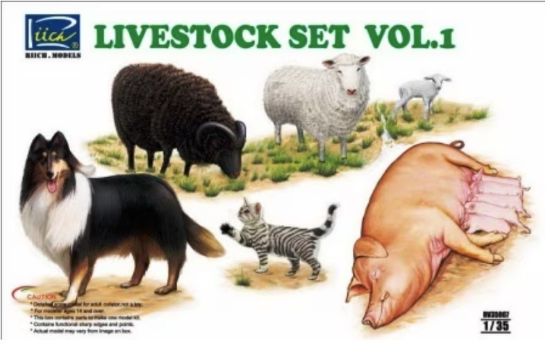 Picture of 1/35 Livestock Set Vol.1 - Riich Models RV35007
