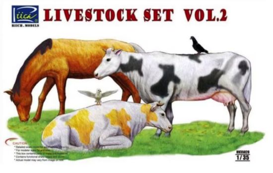 Picture of 1/35 1/35 Livestock Set Vol.2 - Riich Models RV35015