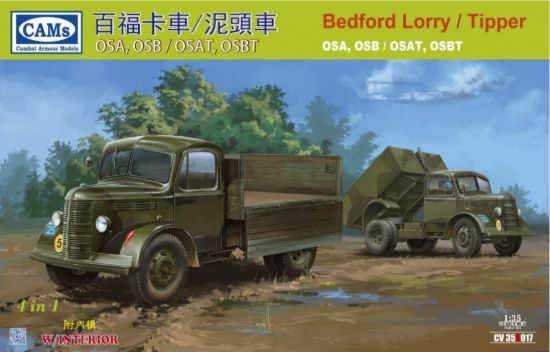 Picture of 1/35 Bedford Lorry /Tipper OSA, OSB /OSAT,OSBT (Full interior) (4 in 1) (Combat Armour Models) - Riich Models CV35A017
