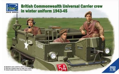 Picture of 1/35 British Commonwealth Universal Carrier crew in winter uniform 1943-1945 - Riich Models RV35028