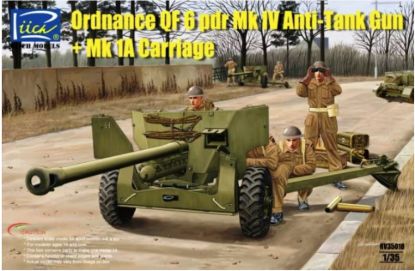 Picture of 1/35 Ordnance QF 6-Pdr. Mk.IV Late War Infantry Anti-tank Gun (w/Metal gun barrel) - Riich Models RV35018