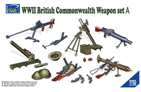 Picture of 1/35 WWII British Commonwealth Weapon Set A - Riich Models RE30010