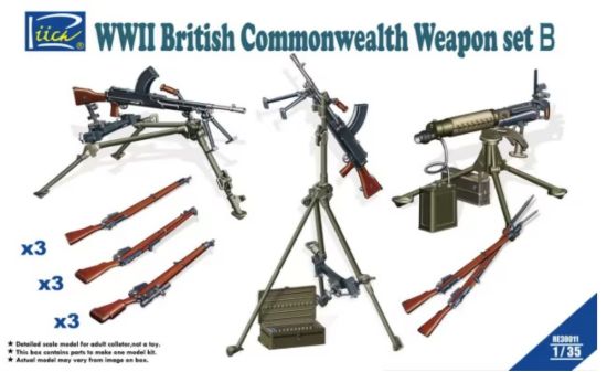 Picture of 1/35 WWII British Commonwealth Weapon Set B - Riich Models RE30011