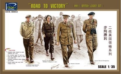 Picture of 1/35 WWII British Leader set (ROAD TO VICTORY) - Riich Models RV35023