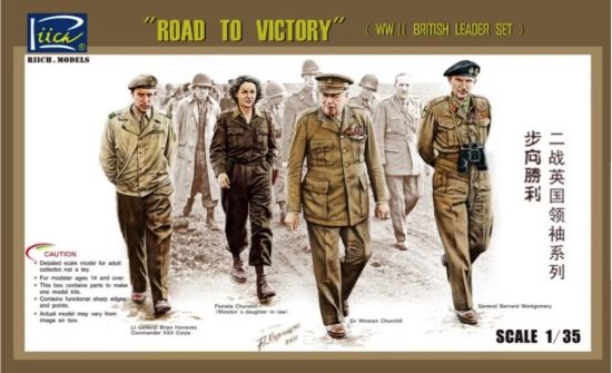 Picture of 1/35 WWII British Leader set (ROAD TO VICTORY) - Riich Models RV35023