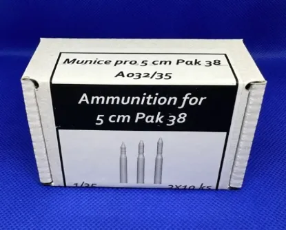 Picture of 1/35 Ammunition for 5 cm Pak 38 - Firma49 A032/35