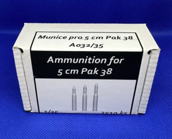 Picture of 1/35 Ammunition for 5 cm Pak 38 - Firma49 A032/35