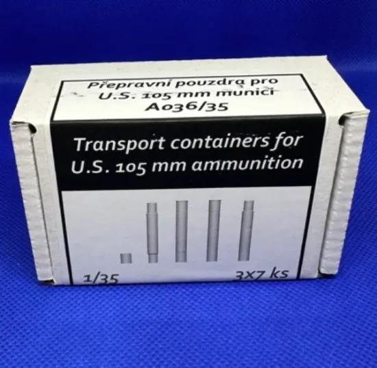 Picture of 1/35 Transport containers for U.S. 105 mm ammunition - Firma49 A036/35
