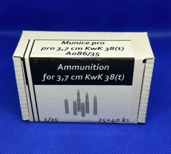 Picture of 1/35 Ammunition for 3.7 cm KwK 38(t) - Firma49 A086/35