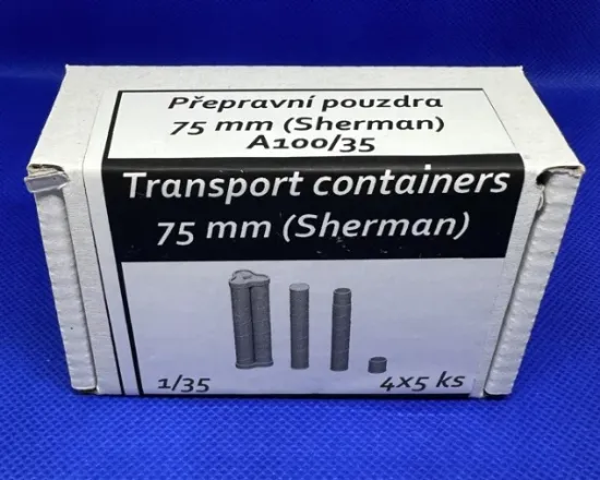 Picture of 1/35 Transport containers 75 mm (Sherman) - Firma49 A100/35