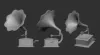 Picture of 1/35 Vintage gramophone - Firma49 C016/35