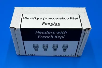 Picture of 1/35 Headers with French Kepi - Firma49 F015/35