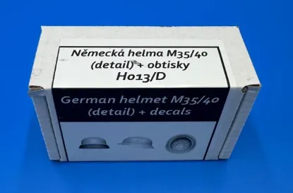 Picture of 1/35 German helmet M35/40 (Stahlhelm) (detail) + decals - Firma49 H013/D