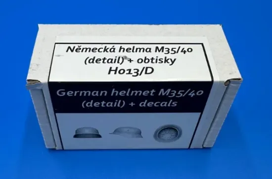 Picture of 1/35 German helmet M35/40 (Stahlhelm) (detail) + decals - Firma49 H013/D