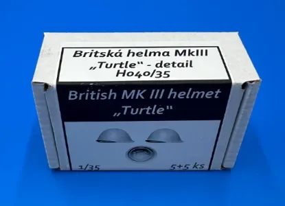 Picture of 1/35 British Mk III helmet "Turtle“ - detail - Firma49 H040/35