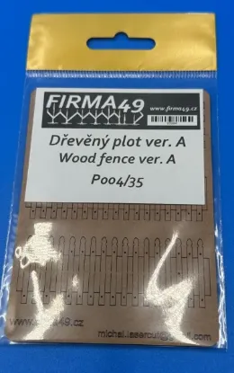Picture of 1/35 Wood fence, ver.A /35 - Firma49 P004/35