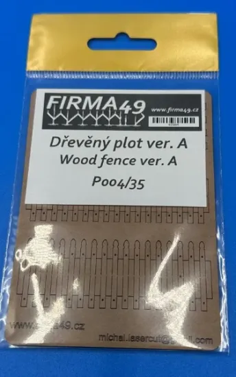 Picture of 1/35 Wood fence, ver.A /35 - Firma49 P004/35
