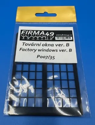 Picture of 1/35 Factory windows, ver.B - 1/35 - Firma49 P007/35