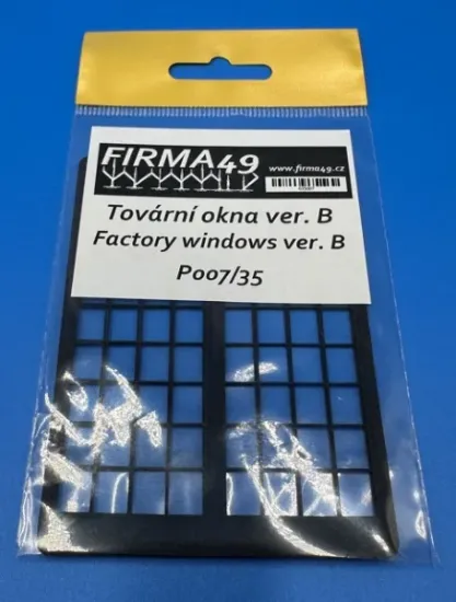 Picture of 1/35 Factory windows, ver.B - 1/35 - Firma49 P007/35