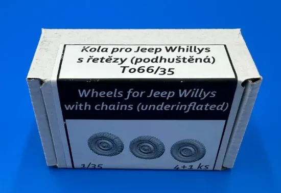 Picture of 1/35 Wheels for Jeep Willys (underinflated) - Firma49 T066/35