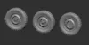 Picture of 1/35 Wheels for Jeep Willys (underinflated) - Firma49 T066/35