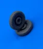 Picture of 1/35 Wheels for Jeep Willys with chains (underinflated) - Firma49 T067/35