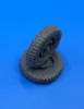 Picture of 1/35 Wheels for Jeep Willys with chains (underinflated) - Firma49 T067/35