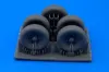 Picture of 1/35 Wheels for Kübelwagen - Baloon (underinflated) set.2 - Firma49 T069/35