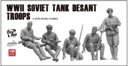 Picture of 1/35 WWII SOVIET TANK DESANT TR00PS - Border BR-004