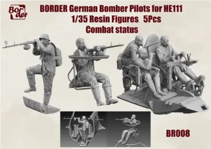 Picture of 1/35 Border Model He111 Bomber Pilots (Combat Status) Figure Set - Border BR-008