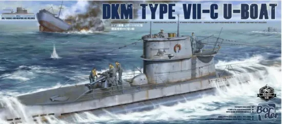 Picture of 1/35 DKM TYPE, VII-C U-BOAT - Border BS-001