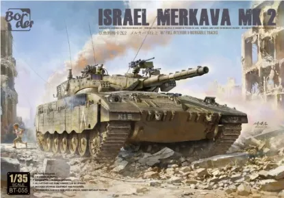 Picture of 1/35 Israel Merkava MK.2 with Full Interiol  Workable Tracks & Metal Spring Suspension - Border BT-055