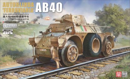 Picture of 1/35 Italian AB40 AUTOBLNDA "FERROVIARIA" - LANMO MODEL MM-35011