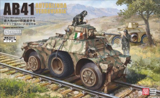 Picture of 1/35 Italian AB41 AUTOBLNDA "FERROVIARIA' - LANMO MODEL MM-35012