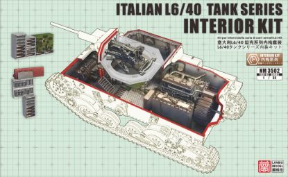 Picture of 1/35 Italian L6/40 light tank series interior kit - LANMO MODEL NM-3502