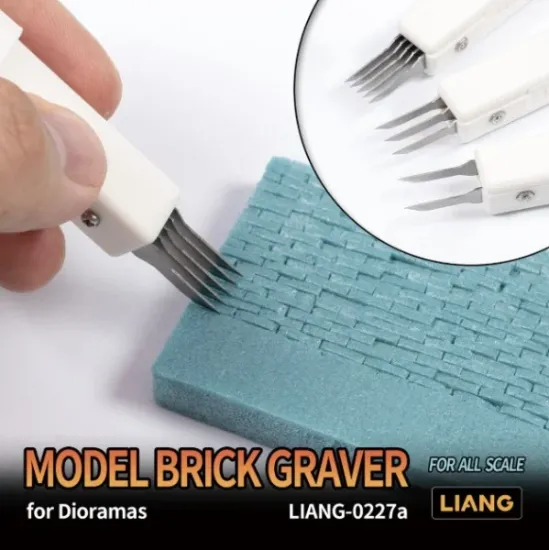 Picture of Model Brick Graver for Dioramas (1/35) - LIANG-0227a