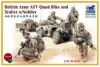 Picture of 1/35 British Army ATV Quad Bike and Trailer w/Soldier - Bronco Model CB35207