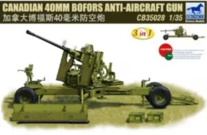 Picture of 1/35 Canadian 40mm Bofors Anti-Aircraft Gun - Bronco Model CB35028